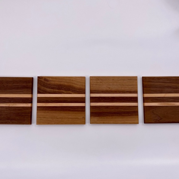Maple Wooden Handmade Coasters - Picture 7 of 7